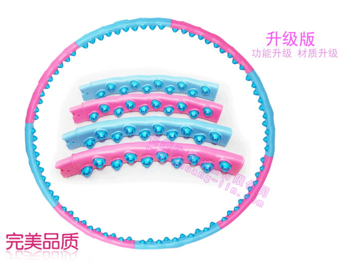 Shuanglin detachable magnetic massage Hula Hoop thin waist add Hula Hoop to lose weight muscle equipment cable grip Shuanglin detachable magnetic massage Hula Hoop thin waist add Hula Hoop to lose weight muscle equipment cable grip