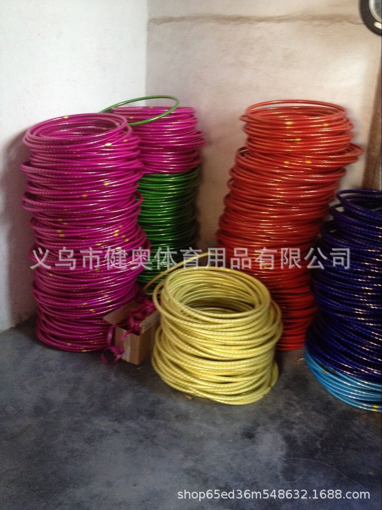 Jianerte factory foreign trade export center laser double color hula hoop children stage performance hula hoop Jianerte factory foreign trade export center laser double color hula hoop children stage performance hula hoop