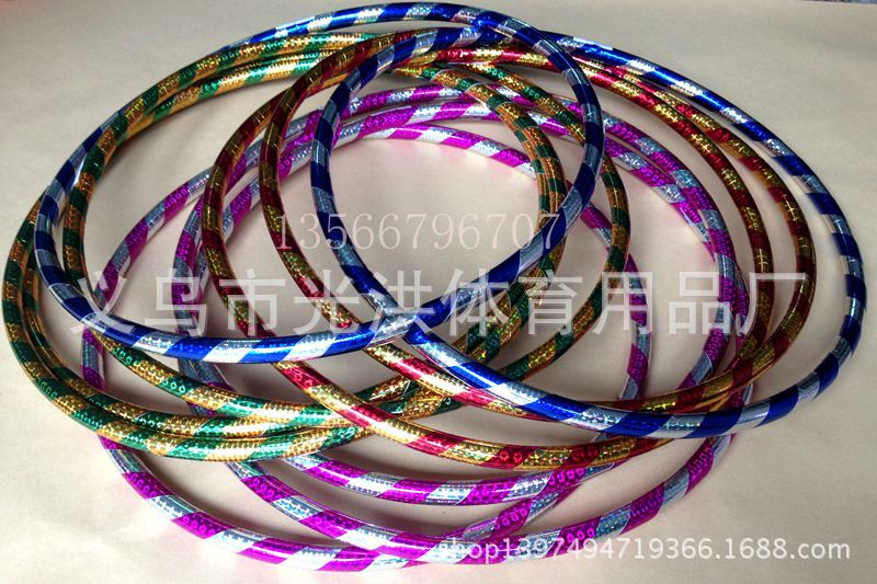 Laser Hula Hoop Children's for Kindergarten Hula Hoop Plastic Tube Hula Hoop for Export