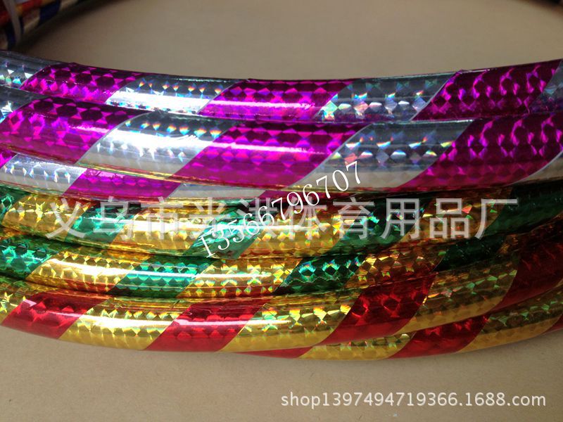 Laser Hula Hoop Children's for Kindergarten Hula Hoop Plastic Tube Hula Hoop for Export