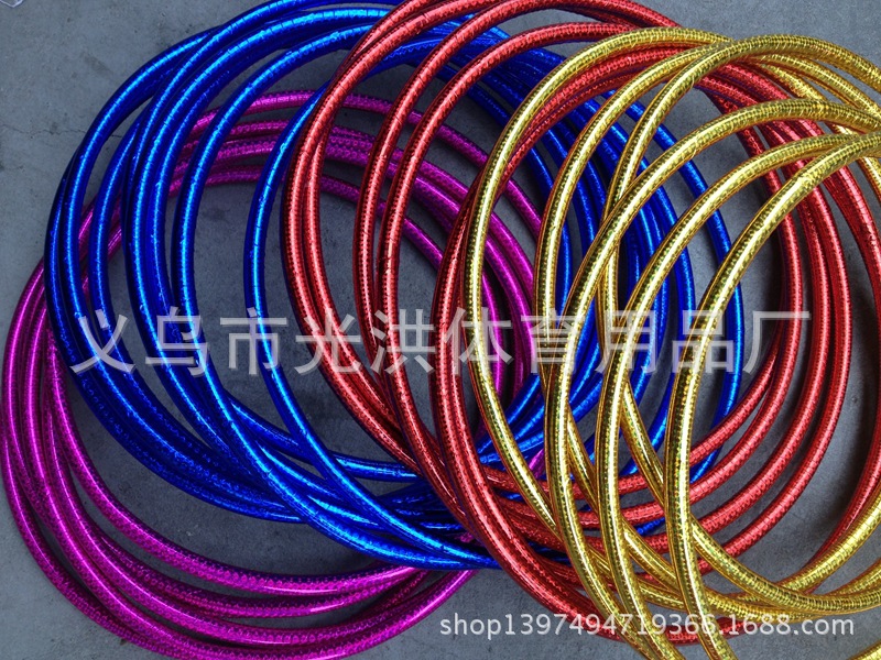 Laser Hula Hoop Children's for Kindergarten Hula Hoop Plastic Tube Hula Hoop for Export