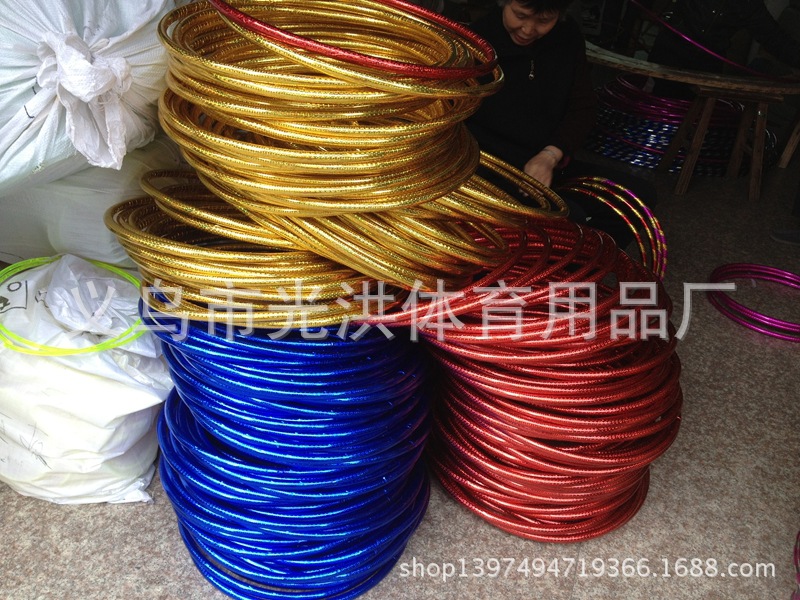Laser Hula Hoop Children's for Kindergarten Hula Hoop Plastic Tube Hula Hoop for Export