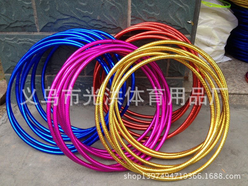 Laser Hula Hoop Children's for Kindergarten Hula Hoop Plastic Tube Hula Hoop for Export