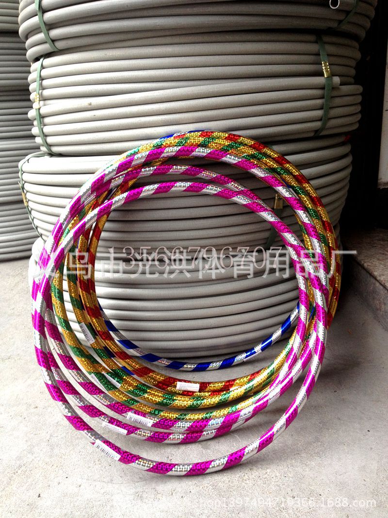 Laser Hula Hoop Children's for Kindergarten Hula Hoop Plastic Tube Hula Hoop for Export