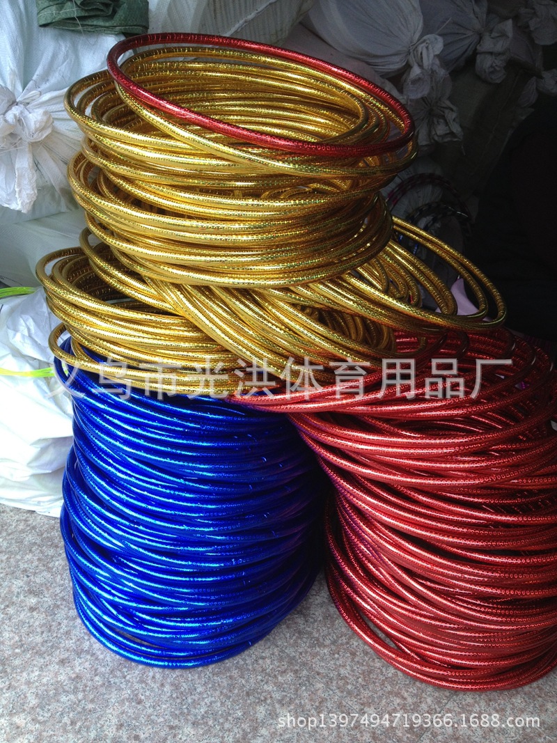 Laser Hula Hoop Children's for Kindergarten Hula Hoop Plastic Tube Hula Hoop for Export