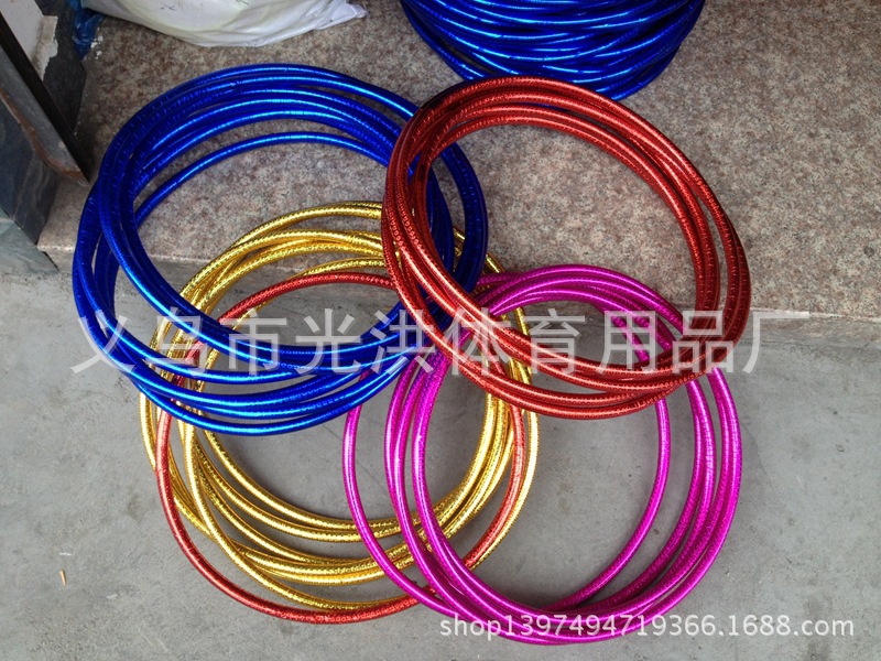 Laser Hula Hoop Children's for Kindergarten Hula Hoop Plastic Tube Hula Hoop for Export