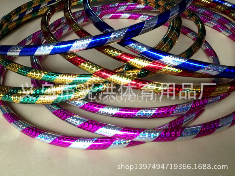 Laser Hula Hoop Children's for Kindergarten Hula Hoop Plastic Tube Hula Hoop for Export