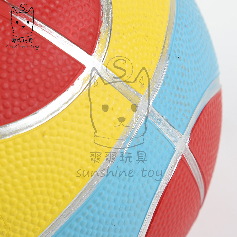 Cartoon Children's Rubber basketball Kindergarten Training Special patting ball outdoor inflatable toy wholesale Cartoon Children's Rubber basketball Kindergarten Training Special patting ball outdoor inflatable toy wholesale