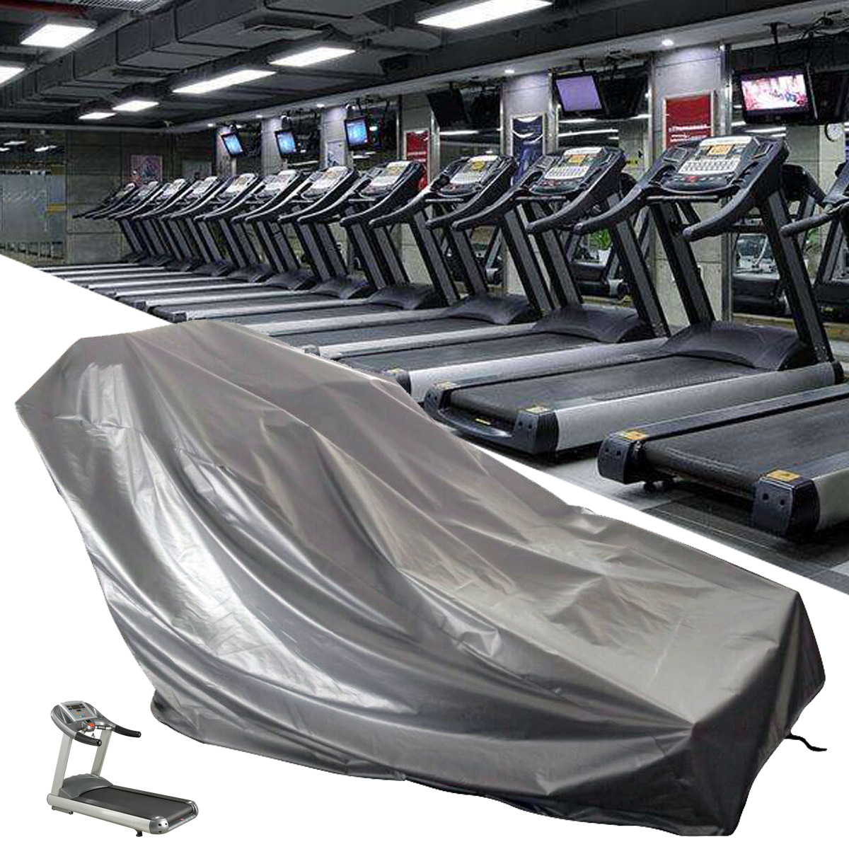 Cross-Border Outdoor Household Mini Treadmill Dustproof Rain Cover Spinning Sun Protection Dust Cover
