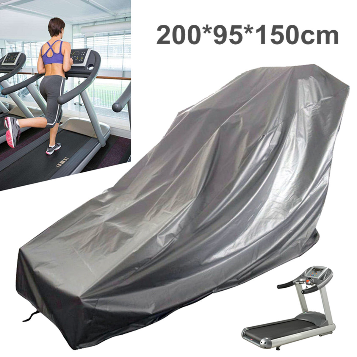 Cross-Border Outdoor Household Mini Treadmill Dustproof Rain Cover Spinning Sun Protection Dust Cover Cross-Border Outdoor Household Mini Treadmill Dustproof Rain Cover Spinning Sun Protection Dust Cover