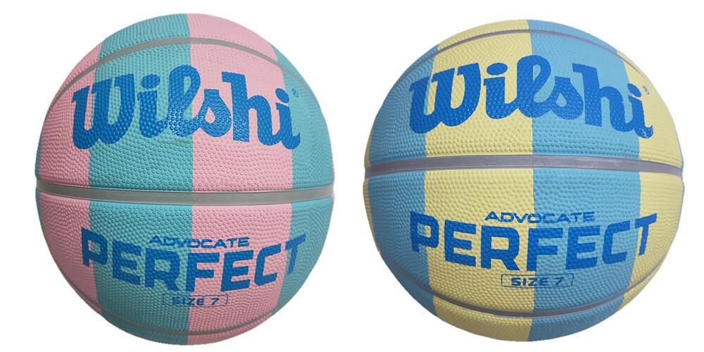 Wales No. 7 Rubber Rainbow Basketball Teenagers for Basketball Training Primary School Students Special-Purpose Ball Support Domestic and Foreign Trade