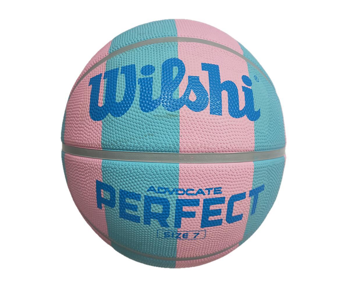 Wales No. 7 Rubber Rainbow Basketball Teenagers for Basketball Training Primary School Students Special-Purpose Ball Support Domestic and Foreign Trade