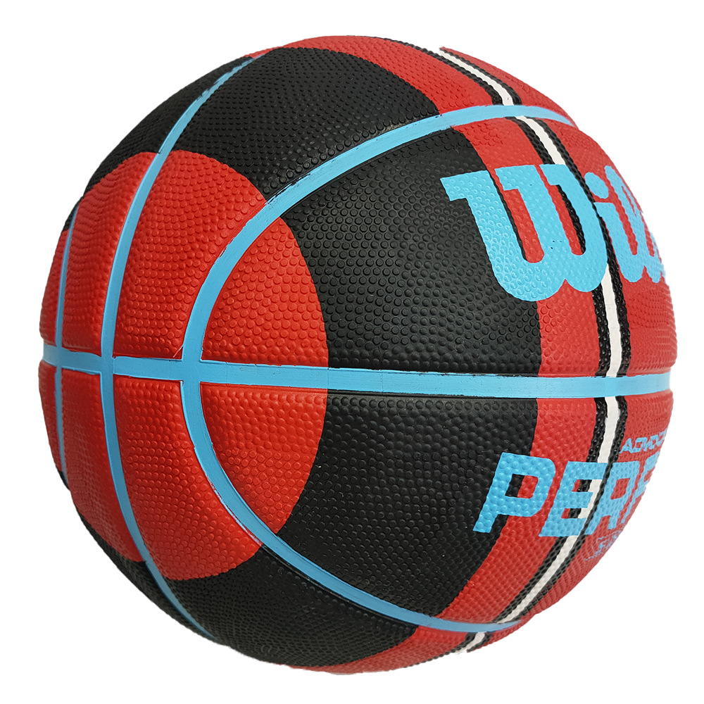 Wales No. 7 Rubber Rainbow Basketball Teenagers for Basketball Training Primary School Students Special-Purpose Ball Support Domestic and Foreign Trade