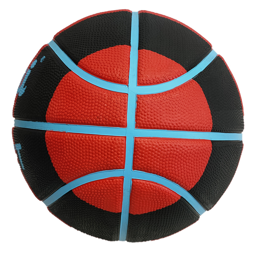 Wales No. 7 Rubber Rainbow Basketball Teenagers for Basketball Training Primary School Students Special-Purpose Ball Support Domestic and Foreign Trade