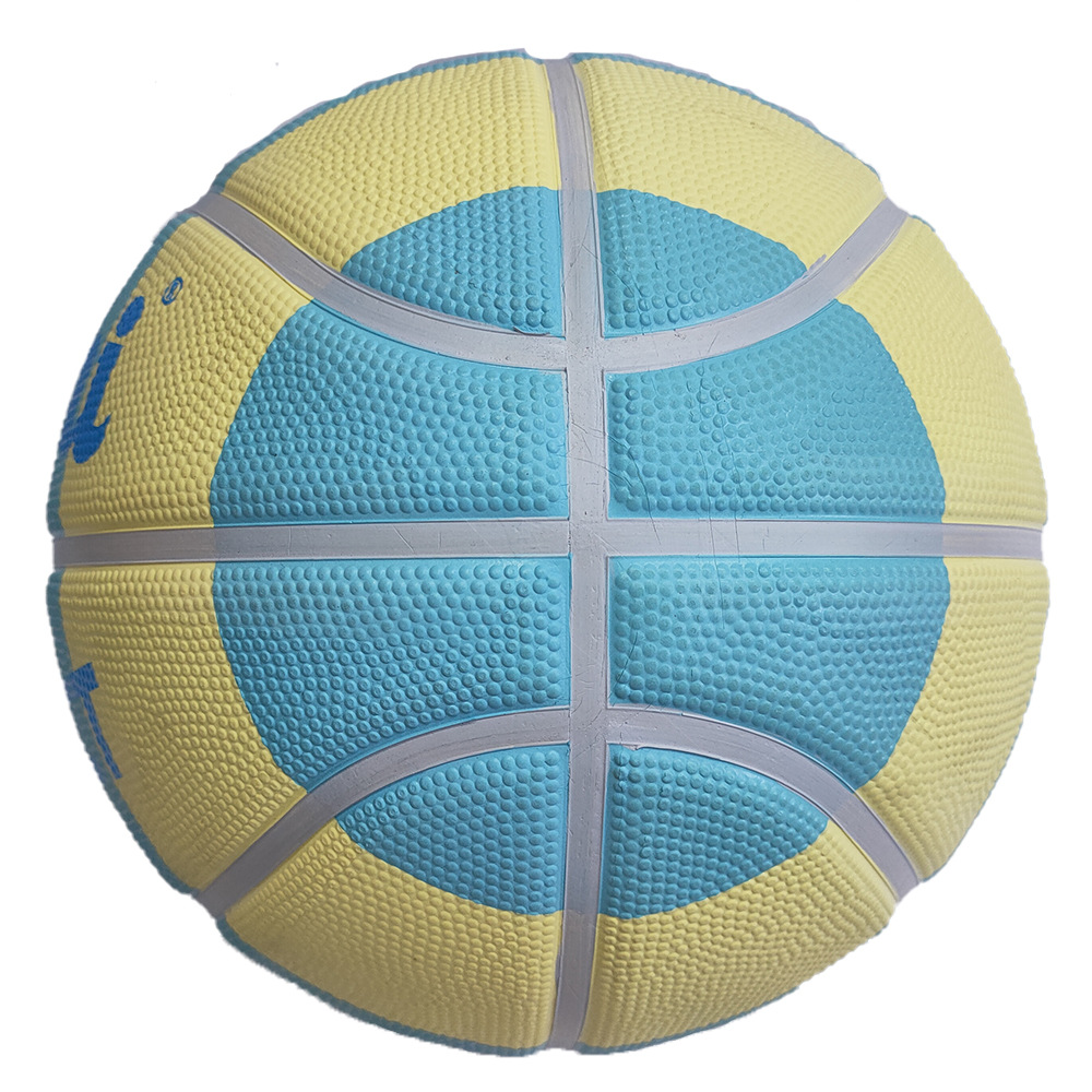 Wales No. 7 Rubber Rainbow Basketball Teenagers for Basketball Training Primary School Students Special-Purpose Ball Support Domestic and Foreign Trade