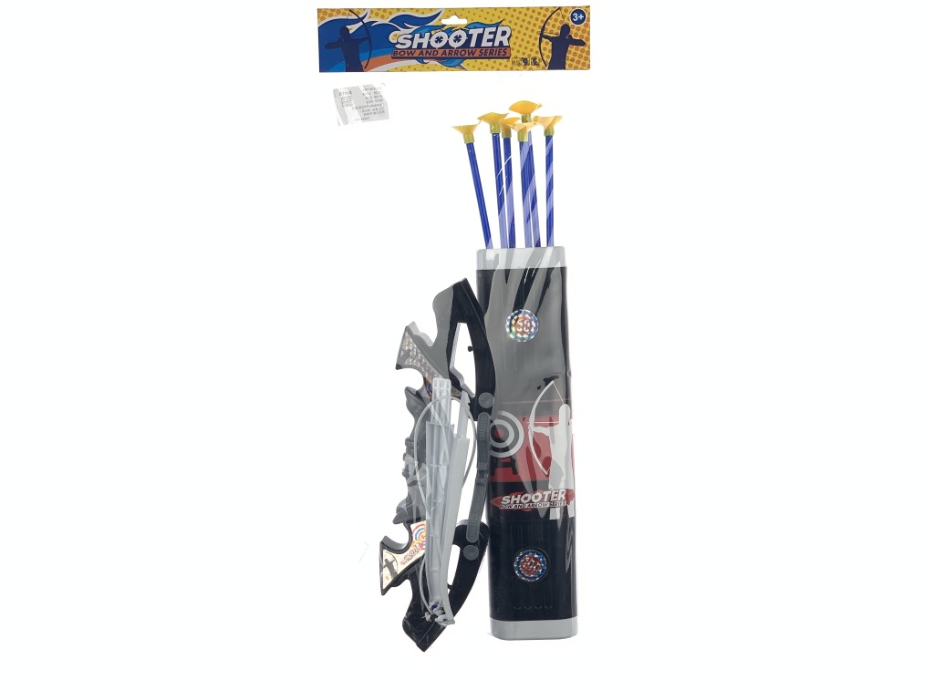 Bow and Arrow Set 6 Long Arrow Cross-Border Children&#039;s Educational Toys Family Outdoor Exercise New
