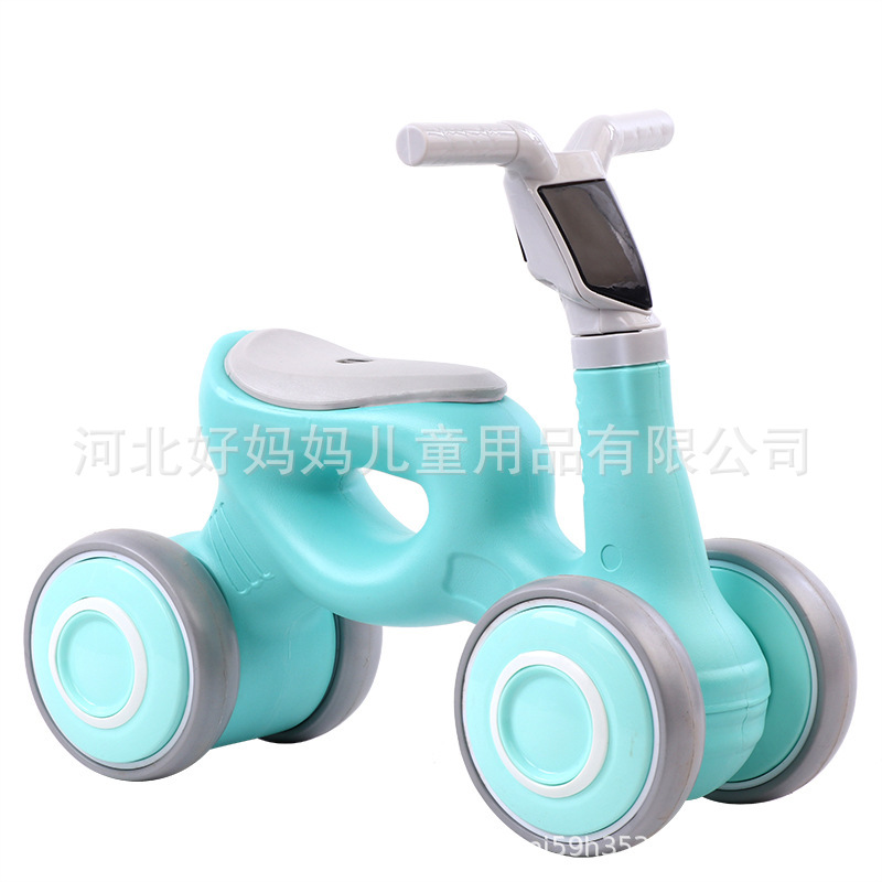 Infant Balance Bike (for Kids) with Music Luge Male and Female Baby Treadmill Scooter Four-Wheel Kids Balance Bike