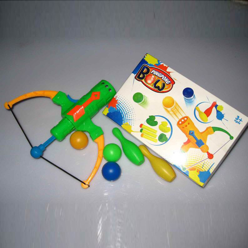 Supply Sm155742 Bow and Arrow Table Tennis Gun plus 2 Bowling Toys Children&#039;s Toys