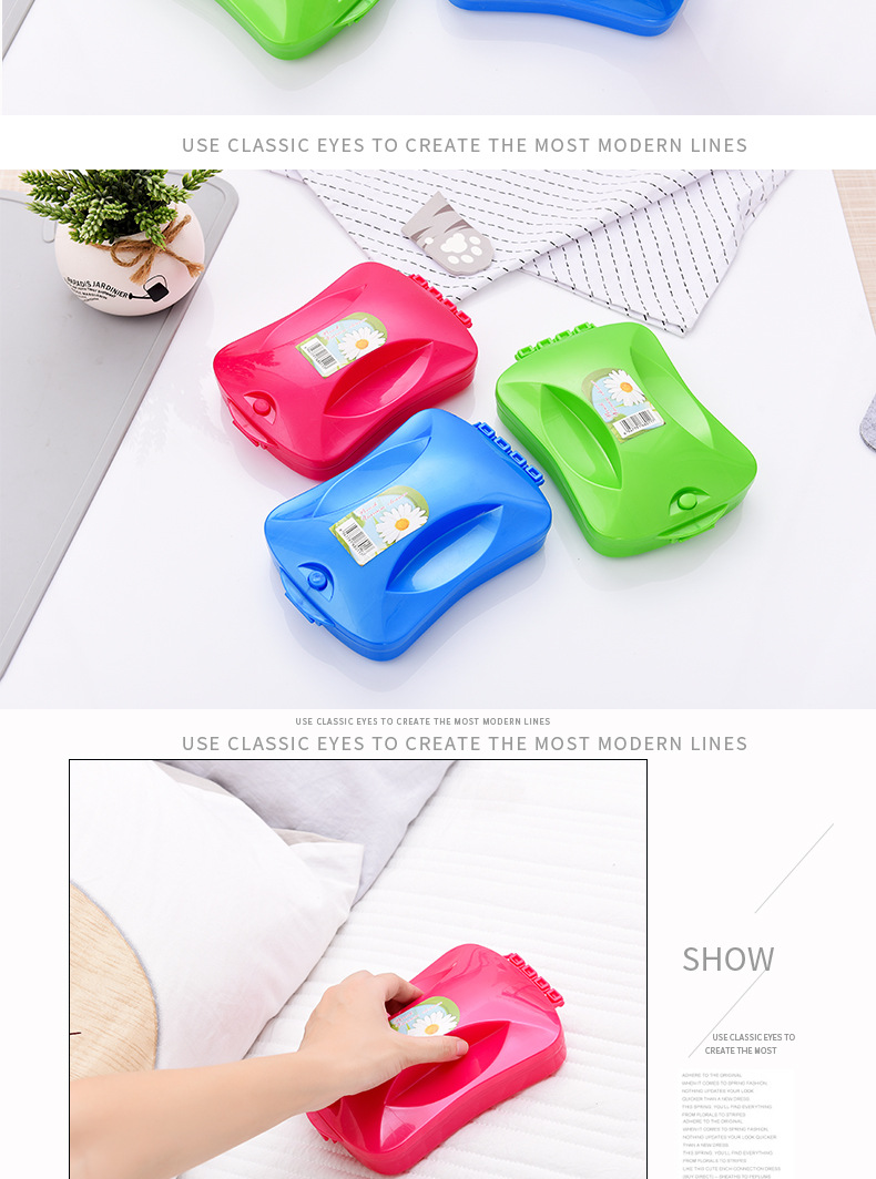 Multi - function carpet cleaning brush three rows of hand grasping soft wool dust removal sticky wool roll easy to clean, anti - static Multi - roller