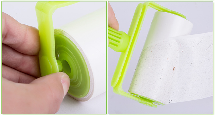 Manufacturers direct home sticky sticky paper roller convenient to tear pet clothing wool sticky paper wholesale
