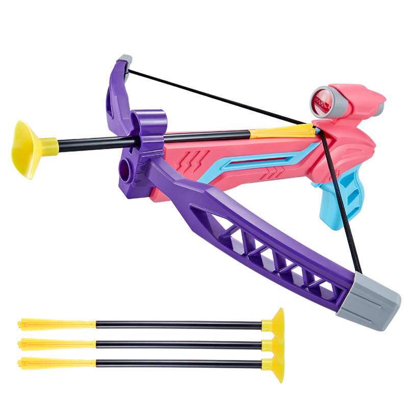 Children's Bow and Arrow Toy Crossbow Gun Sports Leisure Outdoor Game Archery Parent-Child Interactive Shooting Crossbow Gun