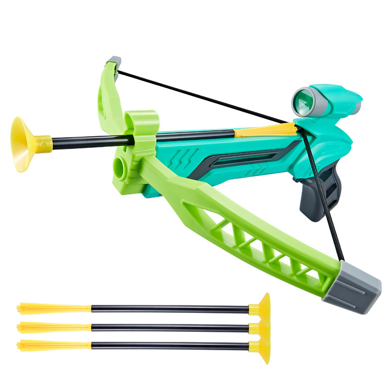 Children's Bow and Arrow Toy Crossbow Gun Sports Leisure Outdoor Game Archery Parent-Child Interactive Shooting Crossbow Gun
