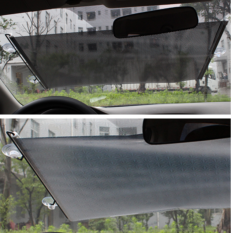 68 * 125cm Black Dot Retractable Roller Shutter Insulation Anti-UV Retractable Sunshade Front Windscreen Sun Block 68 * 125cm Black Dot Retractable Roller Shutter Insulation Anti-UV Retractable Sunshade Front Windscreen Sun Block