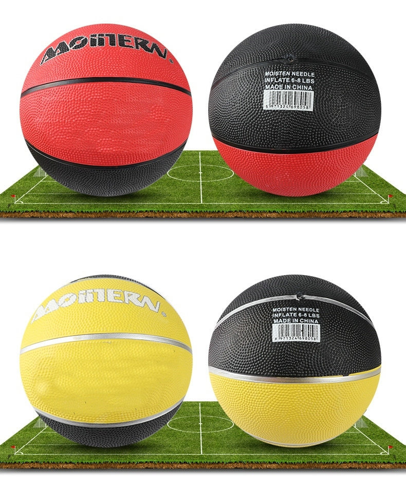 Factory Wholesale Customized School Rubber Basketball No. 7 Foreign Trade Advertising Activity Gift Rubber Basketball Customization