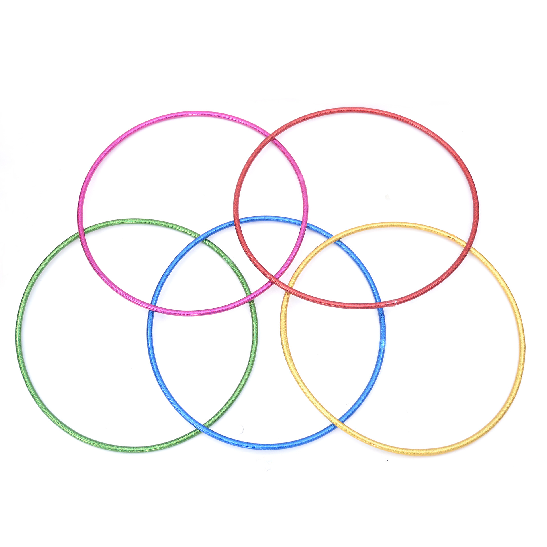 1.6 Monochrome Laser Hula Hoop Kindergarten Children Primary School Students Morning Exercise Dance Performance Colorful Small Gymnastics Ring
