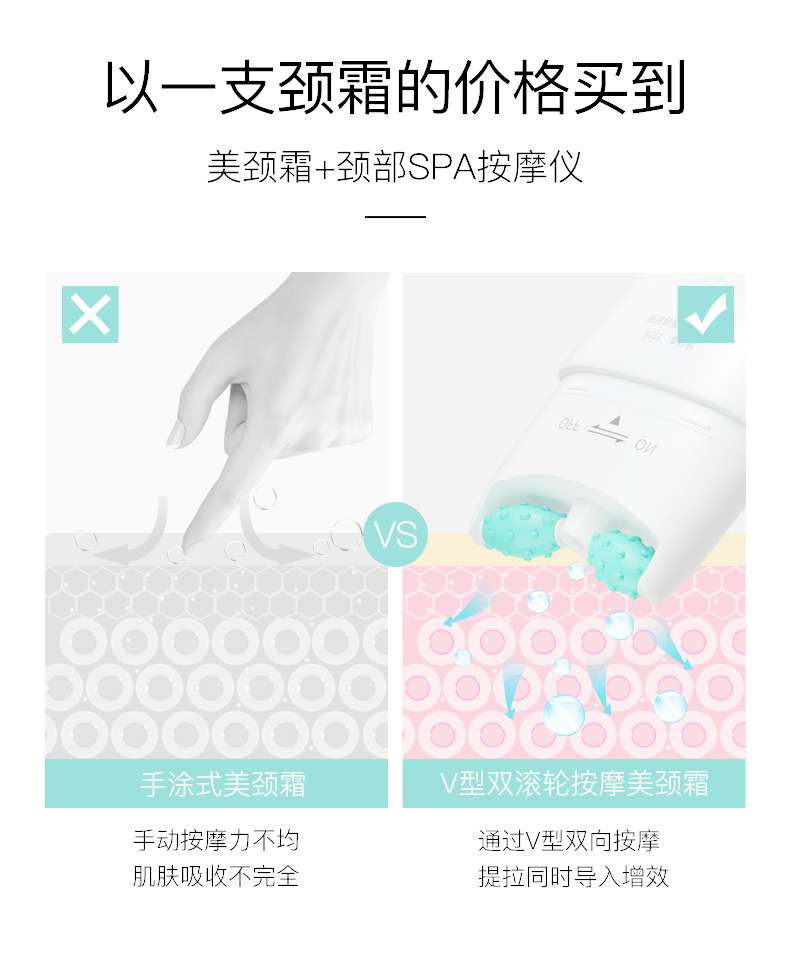 Senana Marina Areginine Essence Net Skin Cream Hydrating Moisturizing and Nourishing Massage Cream Double-Roller Neck Firming Cream Neck Care Senana Marina Areginine Essence Net Skin Cream Hydrating Moisturizing and Nourishing Massage Cream Double-Roller Neck Firming Cream Neck Care