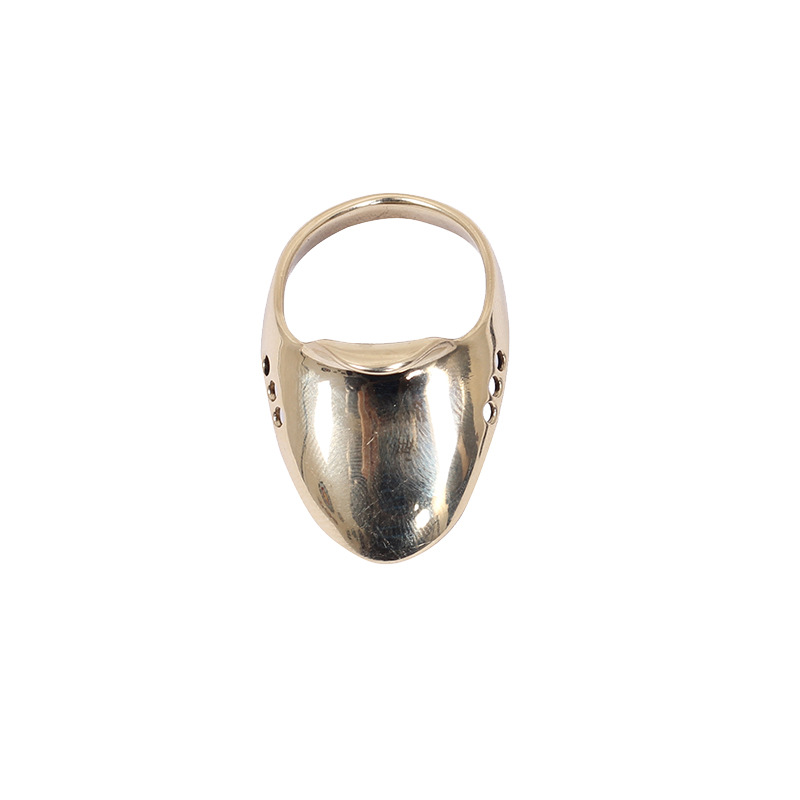 Archery Brass Thumb Ring Traditional Anti-Qumei Hunting Bow and Arrow Archery Equipment Multi-Specification Mongolian Style Thumb Ring in Stock Wholesale