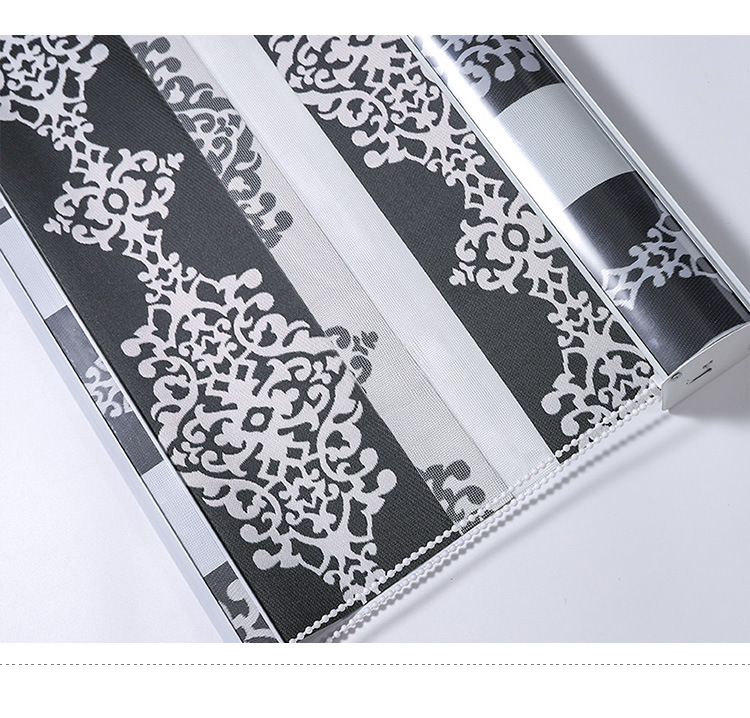 Modern Simple Soft Gauze Curtain Shading Office Kitchen Bathroom Curtain Double-Layer Jacquard Roller Shutter Curtain Modern Simple Soft Gauze Curtain Shading Office Kitchen Bathroom Curtain Double-Layer Jacquard Roller Shutter Curtain