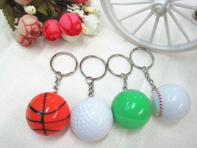 Leisure sporting goods basketball keychain 2.8cm tennis pendant mini golf fan your baseball factory Leisure sporting goods basketball keychain 2.8cm tennis pendant mini golf fan your baseball factory