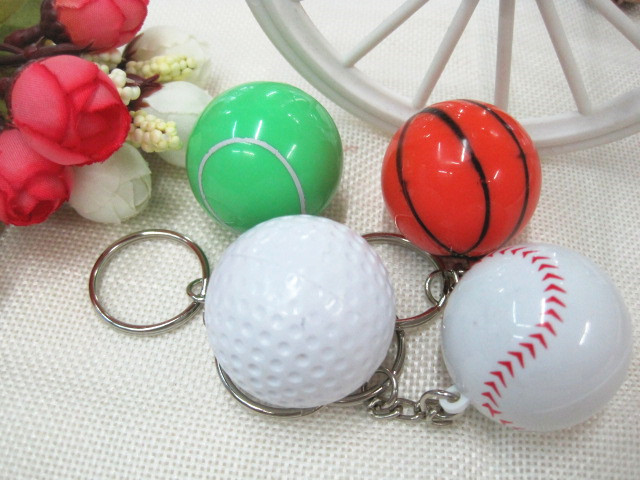 Leisure sporting goods basketball keychain 2.8cm tennis pendant mini golf fan your baseball factory Leisure sporting goods basketball keychain 2.8cm tennis pendant mini golf fan your baseball factory