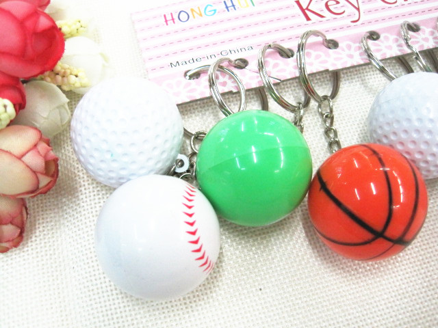 Leisure sporting goods basketball keychain 2.8cm tennis pendant mini golf fan your baseball factory Leisure sporting goods basketball keychain 2.8cm tennis pendant mini golf fan your baseball factory