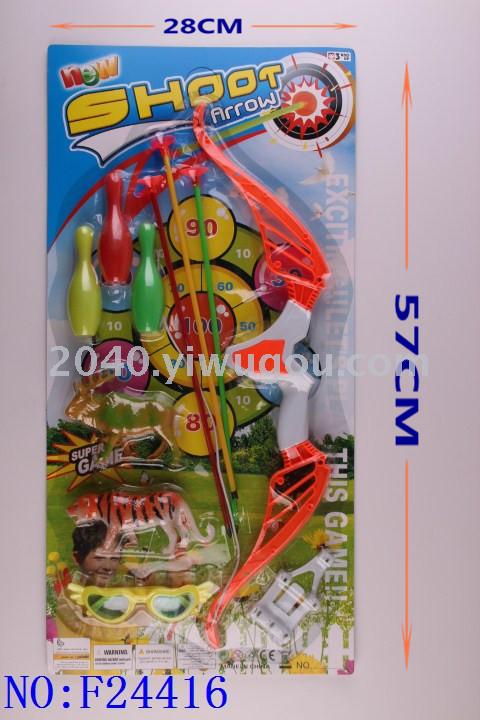 New toys wholesale children shooting toy soft bomb bow and arrow set toys wholesale F24416.
