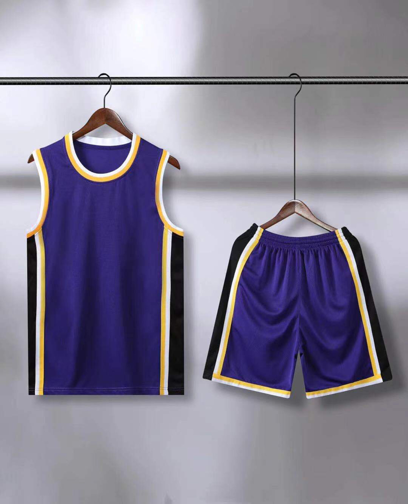 Lakers No. 24 Kobe Jersey Customized No. 23 James Basketball Wear Suit Quick-Dry Vest