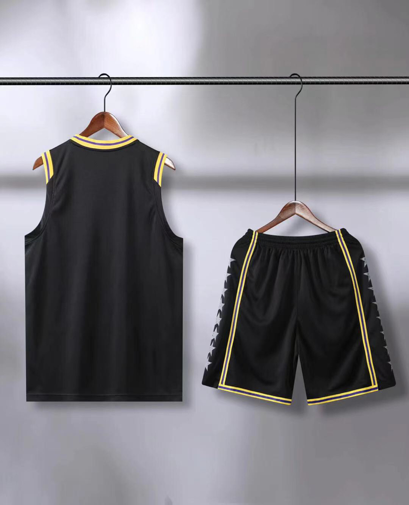 Lakers No. 24 Kobe Jersey Customized No. 23 James Basketball Wear Suit Quick-Dry Vest Lakers No. 24 Kobe Jersey Customized No. 23 James Basketball Wear Suit Quick-Dry Vest