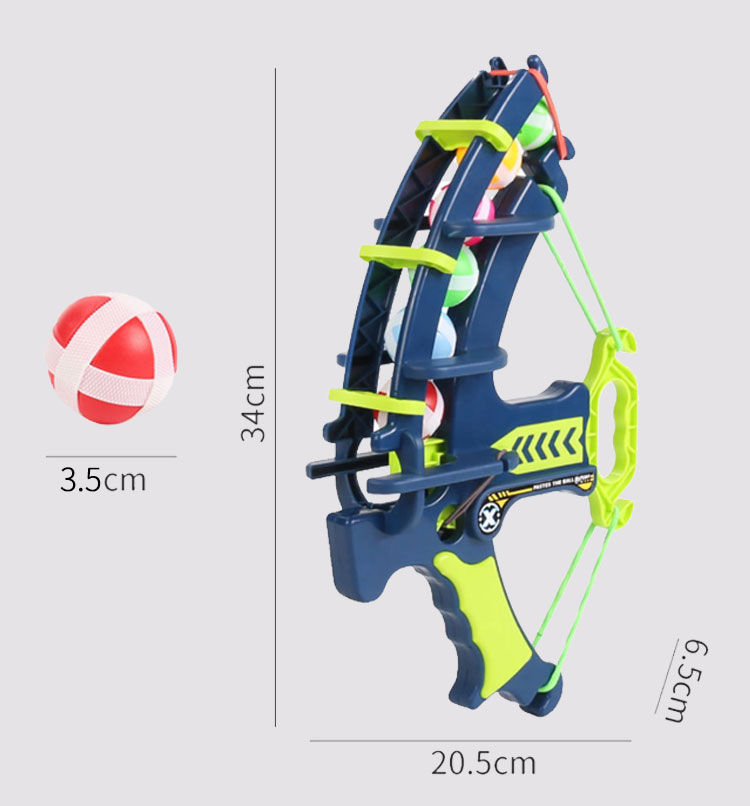 Tiktok Sticky Ball Bow and Arrow Sticky Ball Target Sticky Ball Shooting Sucker Ball Darts Children's Toy One Piece Dropshipping