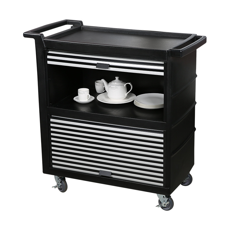 Roller Shutter Sealed Dining Car Fully Sealed Dining Car Integrated Molding Installation-Free Hotel Food Delivery Van Load-Bearing 150kg Roller Shutter Sealed Dining Car Fully Sealed Dining Car Integrated Molding Installation-Free Hotel Food Delivery Van Load-Bearing 150kg