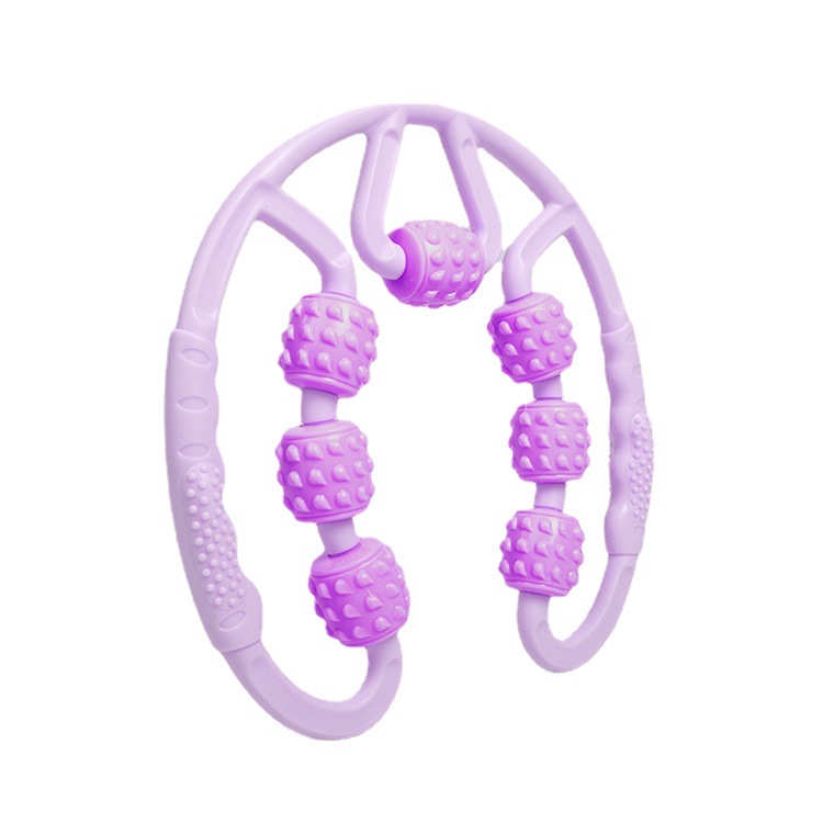 Ring Type Leg-Supporting Leg Slimming Massage Tool Fitness Roller Muscle Relaxation Equipment Foam Roller Calf Slimming Massager