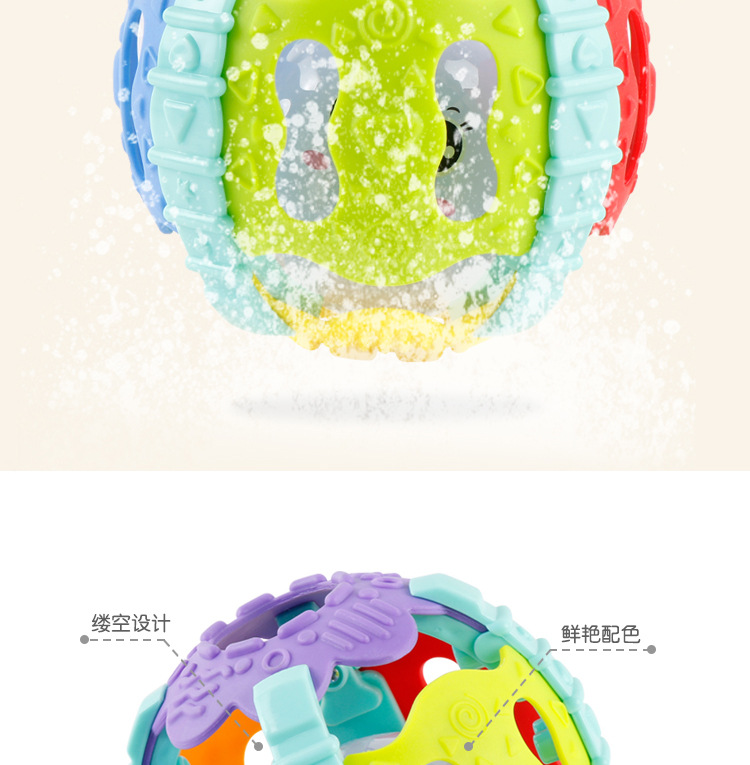 Yanuo Toy Baby Rattle Soft Rubber Teeth-Biting Hand Ball Toy with Sound and Light Fitness Ball Newborn Puzzle Yanuo Toy Baby Rattle Soft Rubber Teeth-Biting Hand Ball Toy with Sound and Light Fitness Ball Newborn Puzzle