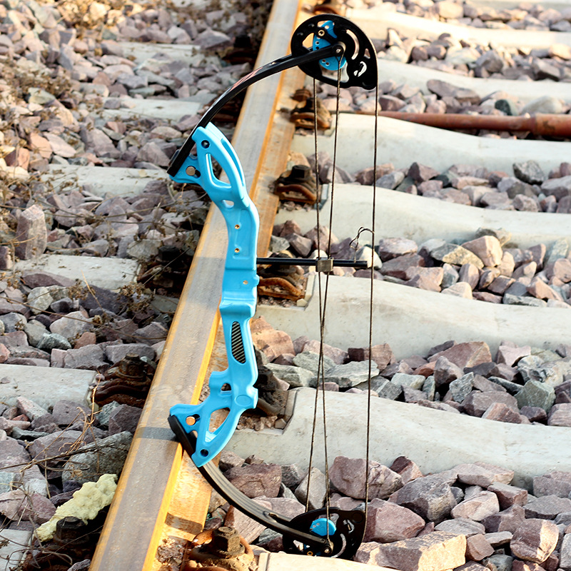 Cross-Border Wholesale Children&#039;s Composite Pulley Bow and Arrow Outdoor Archery Equipment Children&#039;s Toy Bow Recommended Matching Sucker Arrow