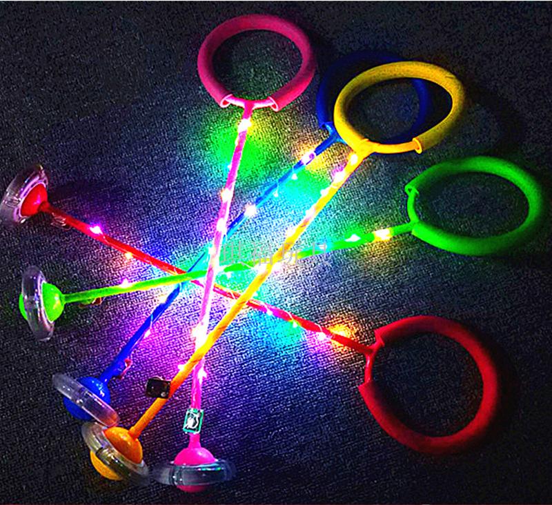 Children glitter jump ball adult fitness ball body light rotation jump ring one foot swing ball Children glitter jump ball adult fitness ball body light rotation jump ring one foot swing ball