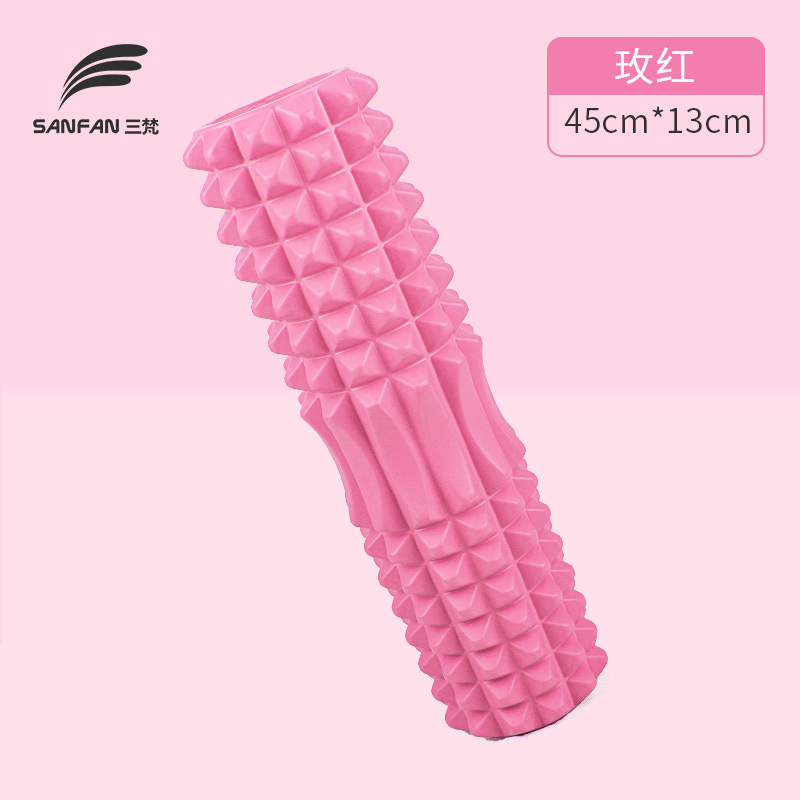 EVA Foam Roller Spiked Club Foam Roller Fitness Massage Stick Muscle-Relaxing Tool 45cm Langya Hollow Yoga Column EVA Foam Roller Spiked Club Foam Roller Fitness Massage Stick Muscle-Relaxing Tool 45cm Langya Hollow Yoga Column