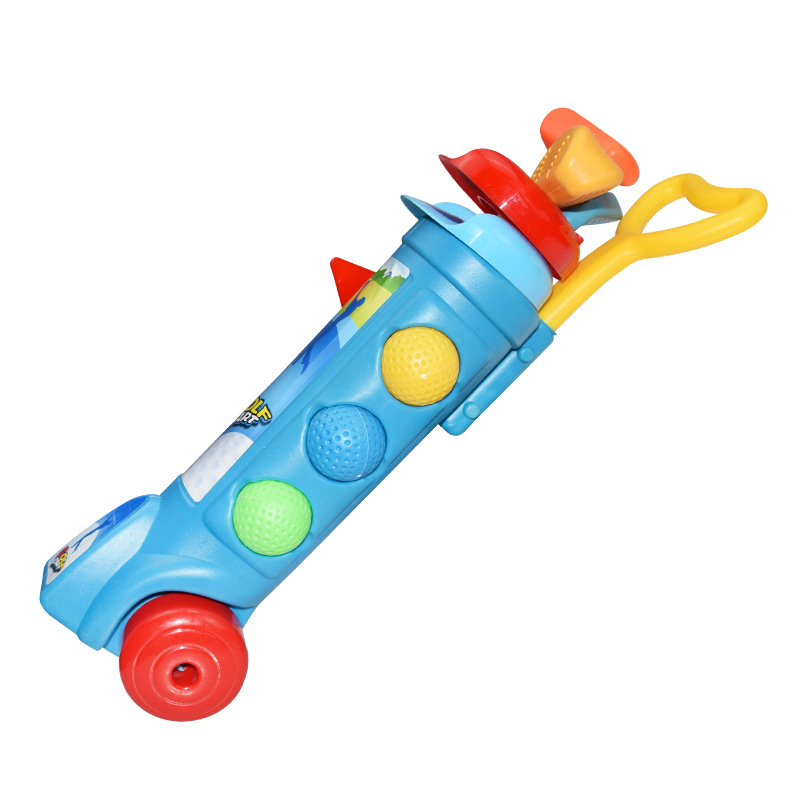 Hot Sale Children&#039;s Parent-Child Practice Golf Set Indoor and Outdoor Sports Fitness Ball Toys Outdoor D