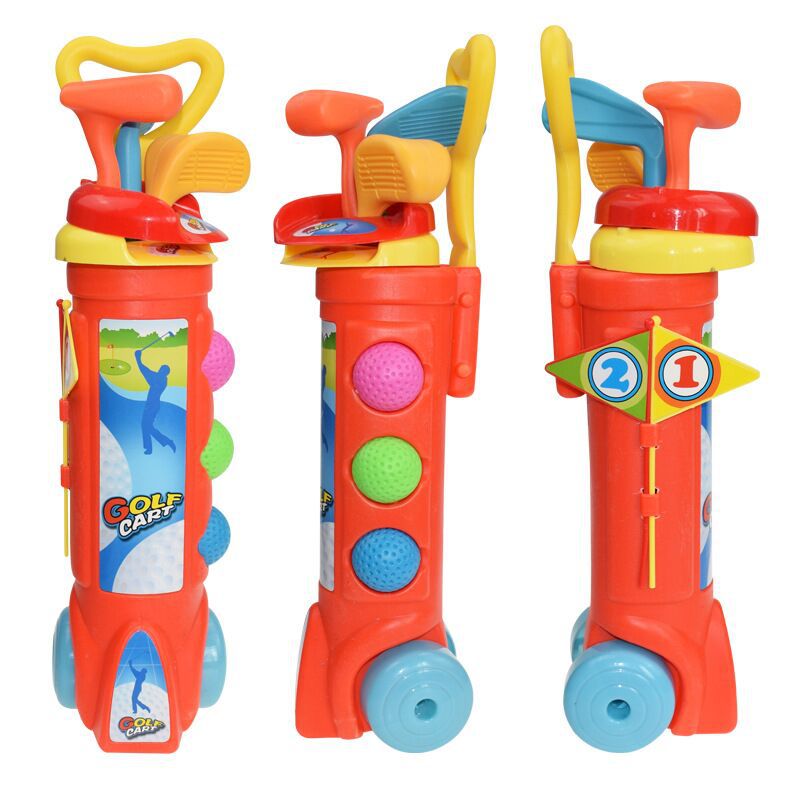 Hot Sale Children's Parent-Child Practice Golf Set Indoor and Outdoor Sports Fitness Ball Toys Outdoor D