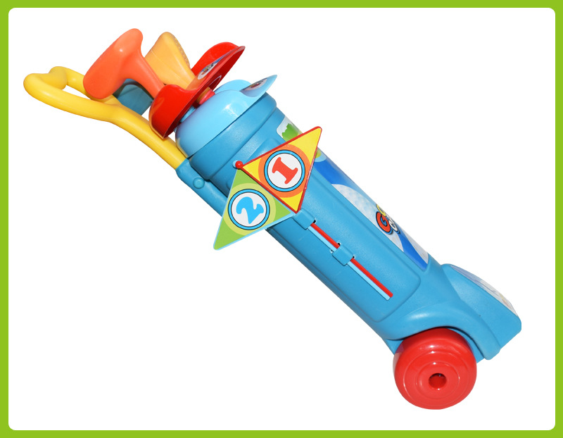 Hot Sale Children's Parent-Child Practice Golf Set Indoor and Outdoor Sports Fitness Ball Toys Outdoor D