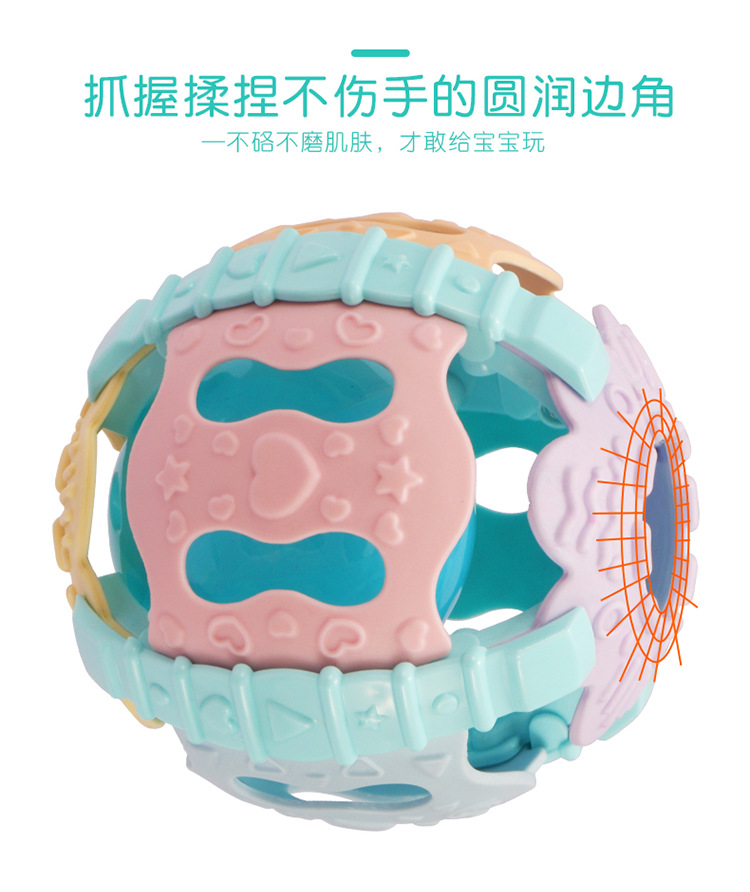 Baby Educational Sound and Light Soft Rubber Fitness Ball Baby Hand-Held Rattle Ball Soft Rubber Bell Crawling Ball One Product Dropshipping Baby Educational Sound and Light Soft Rubber Fitness Ball Baby Hand-Held Rattle Ball Soft Rubber Bell Crawling Ball One Product Dropshipping