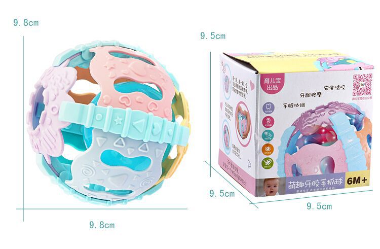 Baby Educational Sound and Light Soft Rubber Fitness Ball Baby Hand-Held Rattle Ball Soft Rubber Bell Crawling Ball One Product Dropshipping Baby Educational Sound and Light Soft Rubber Fitness Ball Baby Hand-Held Rattle Ball Soft Rubber Bell Crawling Ball One Product Dropshipping